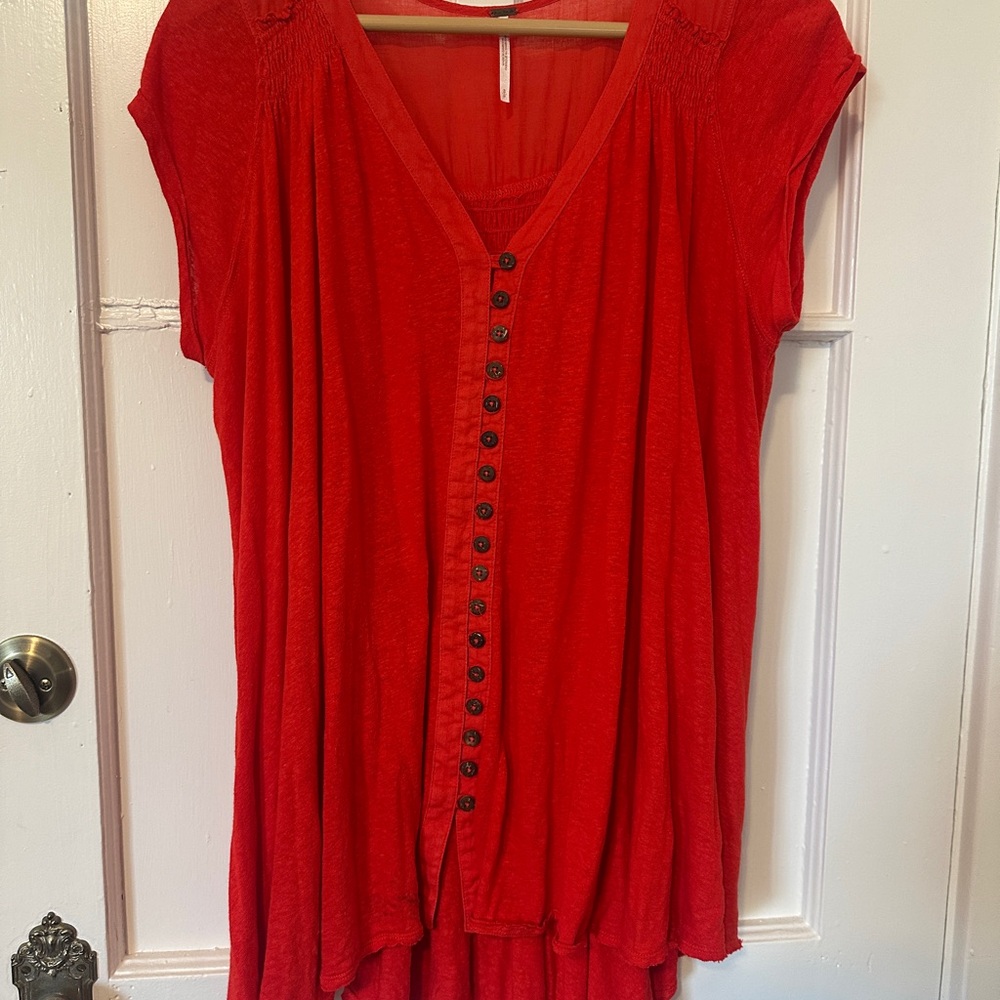 Free People Highland Top – Red – Size S